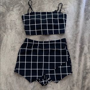SHEIN • 2 piece • Skort crop top set